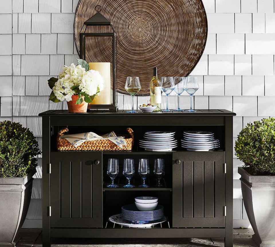 Malta Glass & Metal Indoor/Outdoor Lantern Pottery Barn Australia